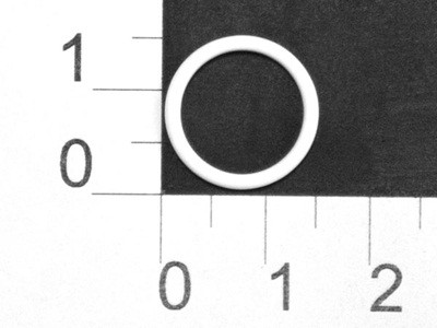 Кольцо металл крашенный d=12мм 1200В белый (упаковка 1000 штук)0