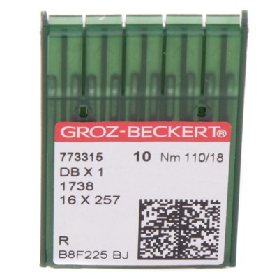 Иглы GROZ-BECKERT DBx1 №110/18 (уп.10шт.) (0)