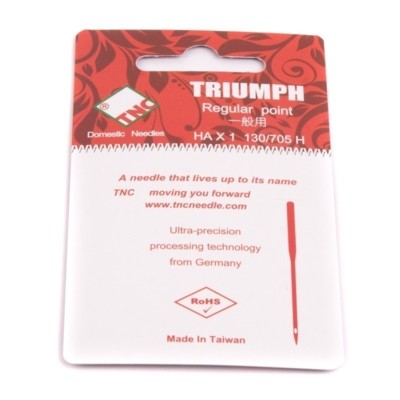 Иглы для бытовых швейных машин TRIUMPH New 130/705H Универсальные №90 (уп.5шт) (2)