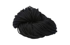шнур для одежды круглый цв черный 5мм (уп 100м) 5-02 купить по 1.95 для тактического снаряжения в Воронеже 