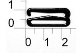 крючок металл крашенный 2009в черный ширина=20мм (упаковка 1000 штук) купить по 4748 - в интернет - магазине Веллтекс | Воронеж
.
