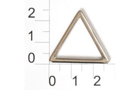 треугольник металл 20мм цв никель (уп 10шт) 10020к | Распродажа! Успей купить!