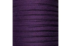 шнур хб плоский 10мм (упаковка 100 метров) цв.7074 фиолетовый | Распродажа! Успей купить!