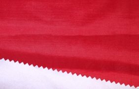 ткань курточная таффета 190t, wr/pu silver, 65гр/м2, 100пэ, 150см, красный 18-1663, (рул 100м) tpx05 купить в Воронеже.