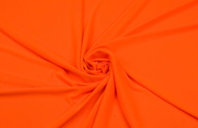 трикотаж микрофибра прима 135гр/м2, 100пэф, 162см, оранжевый неон/fb-005, wellair купить по цене 288 руб в розницу от 1 метра - в интернет-магазине Веллтекс